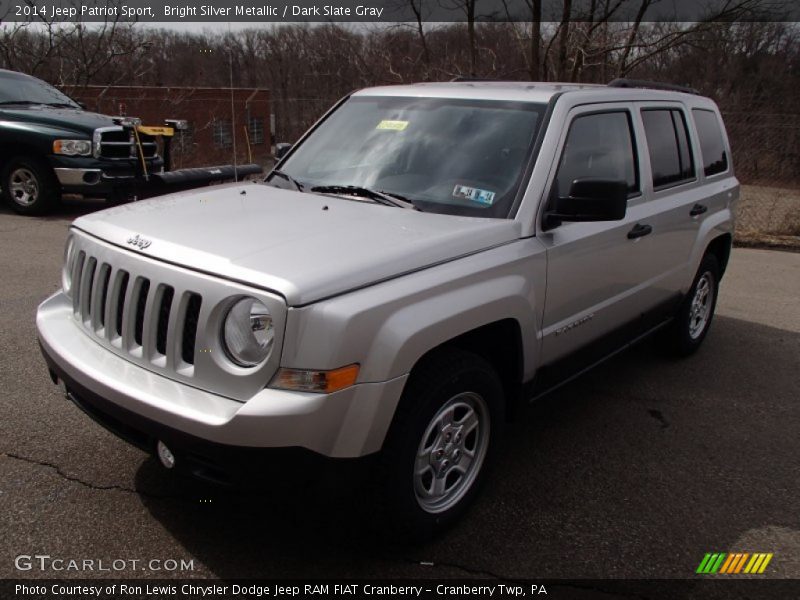 Bright Silver Metallic / Dark Slate Gray 2014 Jeep Patriot Sport