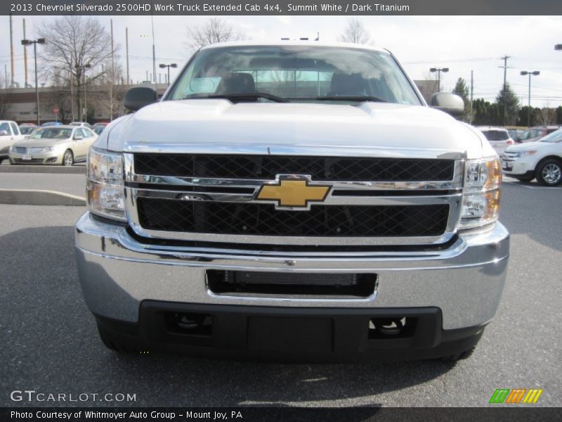 Summit White / Dark Titanium 2013 Chevrolet Silverado 2500HD Work Truck Extended Cab 4x4