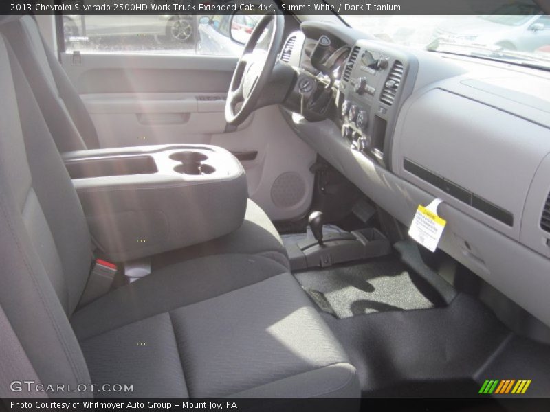 Summit White / Dark Titanium 2013 Chevrolet Silverado 2500HD Work Truck Extended Cab 4x4