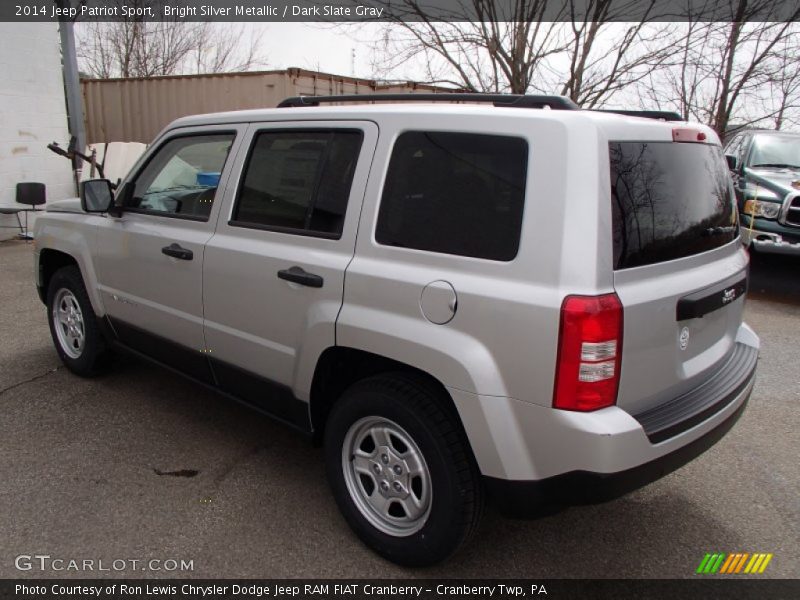 Bright Silver Metallic / Dark Slate Gray 2014 Jeep Patriot Sport