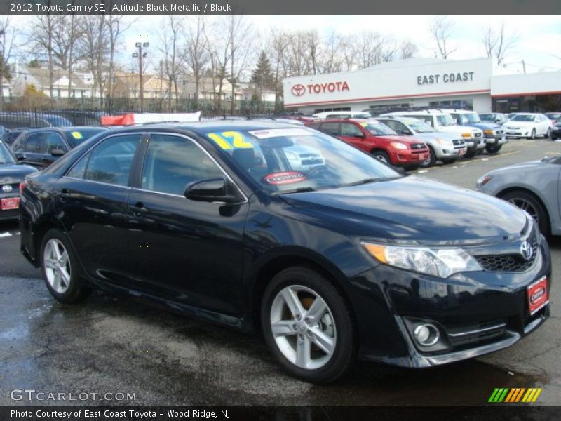 Attitude Black Metallic / Black 2012 Toyota Camry SE