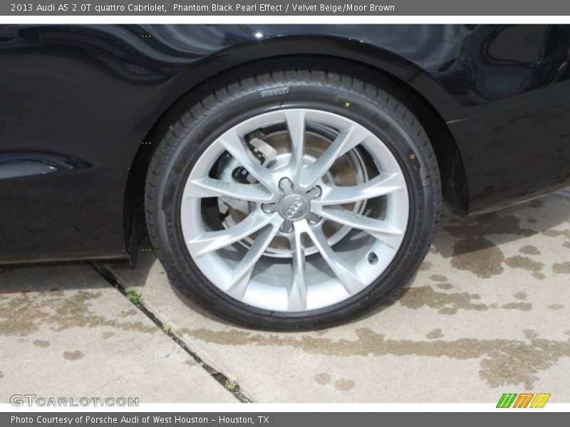 Phantom Black Pearl Effect / Velvet Beige/Moor Brown 2013 Audi A5 2.0T quattro Cabriolet