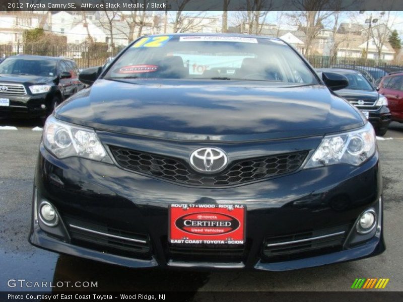 Attitude Black Metallic / Black 2012 Toyota Camry SE
