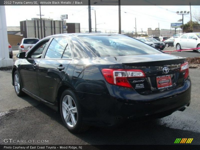 Attitude Black Metallic / Black 2012 Toyota Camry SE