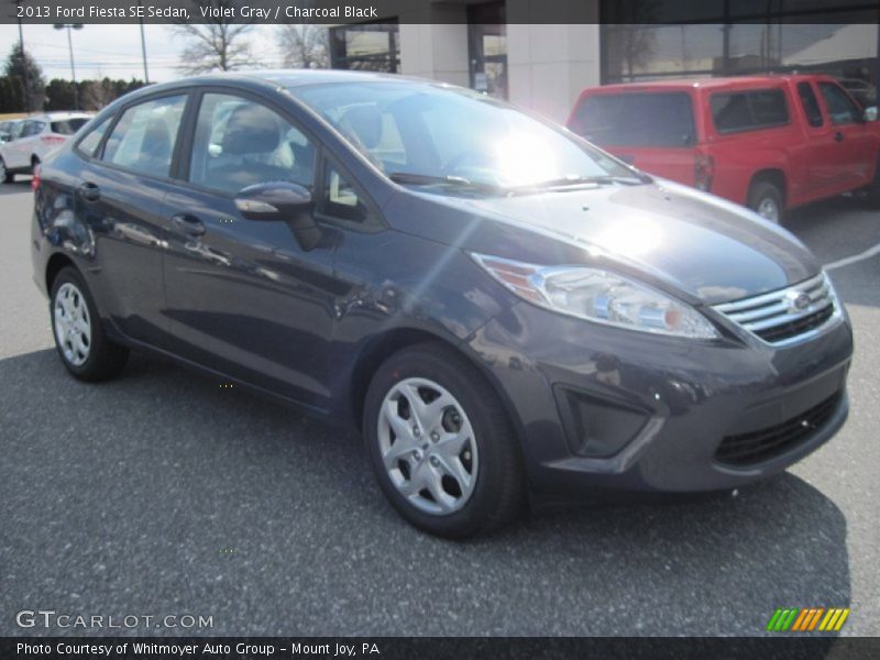 Violet Gray / Charcoal Black 2013 Ford Fiesta SE Sedan