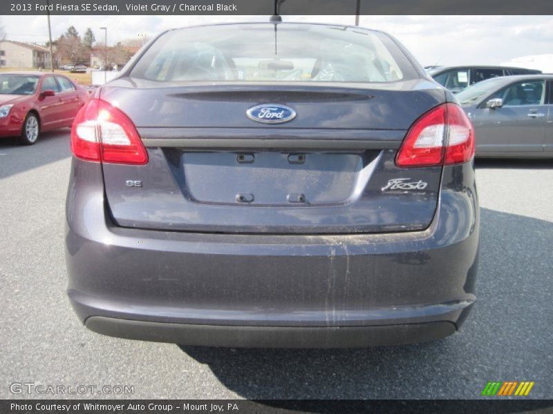 Violet Gray / Charcoal Black 2013 Ford Fiesta SE Sedan