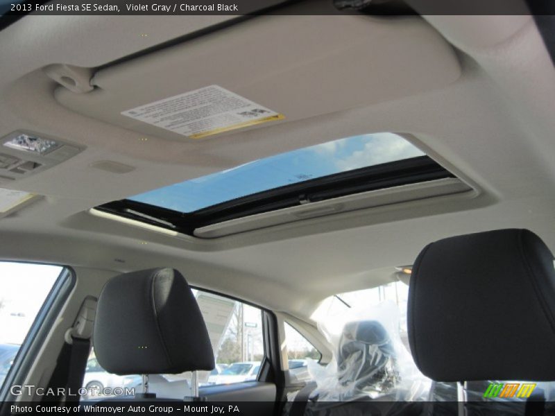 Violet Gray / Charcoal Black 2013 Ford Fiesta SE Sedan