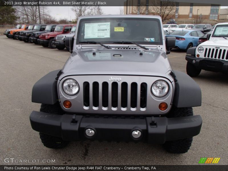 Billet Silver Metallic / Black 2013 Jeep Wrangler Rubicon 4x4