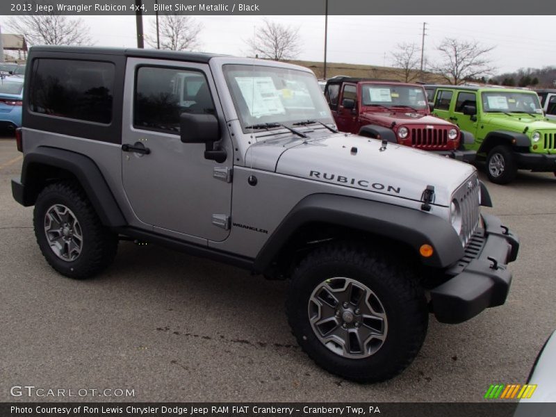 Billet Silver Metallic / Black 2013 Jeep Wrangler Rubicon 4x4