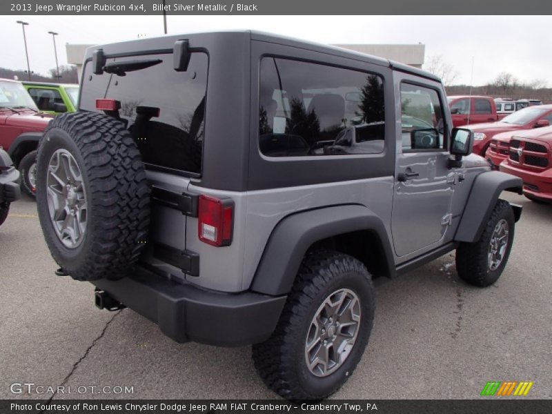 Billet Silver Metallic / Black 2013 Jeep Wrangler Rubicon 4x4