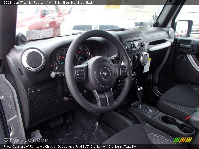 Billet Silver Metallic / Black 2013 Jeep Wrangler Rubicon 4x4