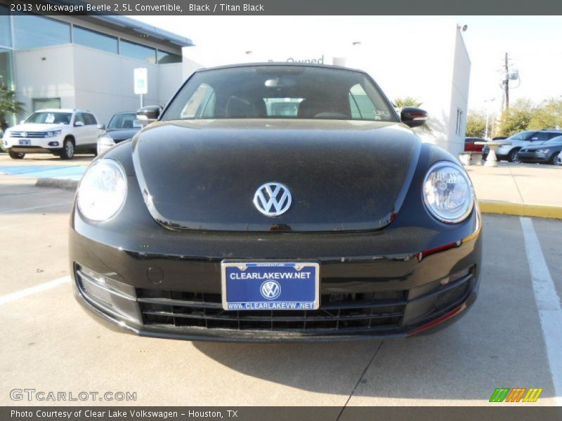 Black / Titan Black 2013 Volkswagen Beetle 2.5L Convertible