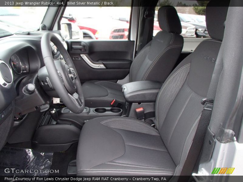 Front Seat of 2013 Wrangler Rubicon 4x4