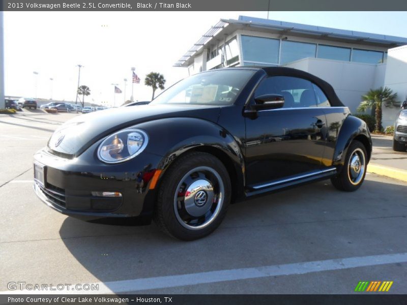 Black / Titan Black 2013 Volkswagen Beetle 2.5L Convertible