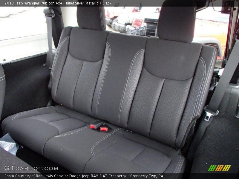 Rear Seat of 2013 Wrangler Rubicon 4x4