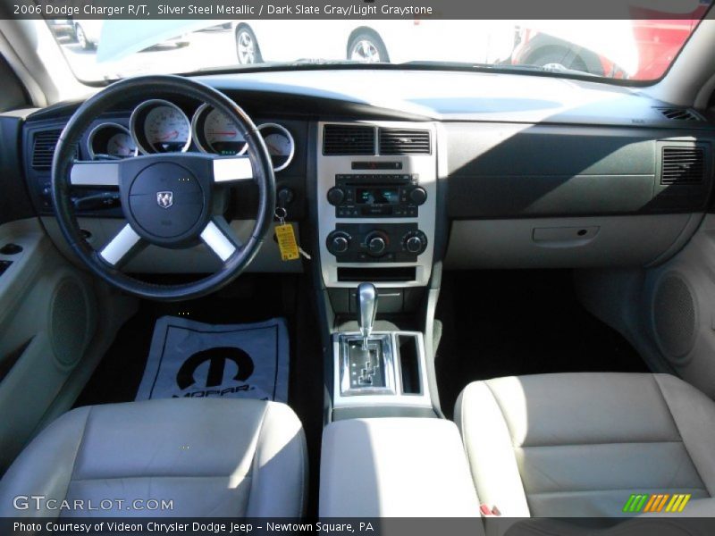 Silver Steel Metallic / Dark Slate Gray/Light Graystone 2006 Dodge Charger R/T