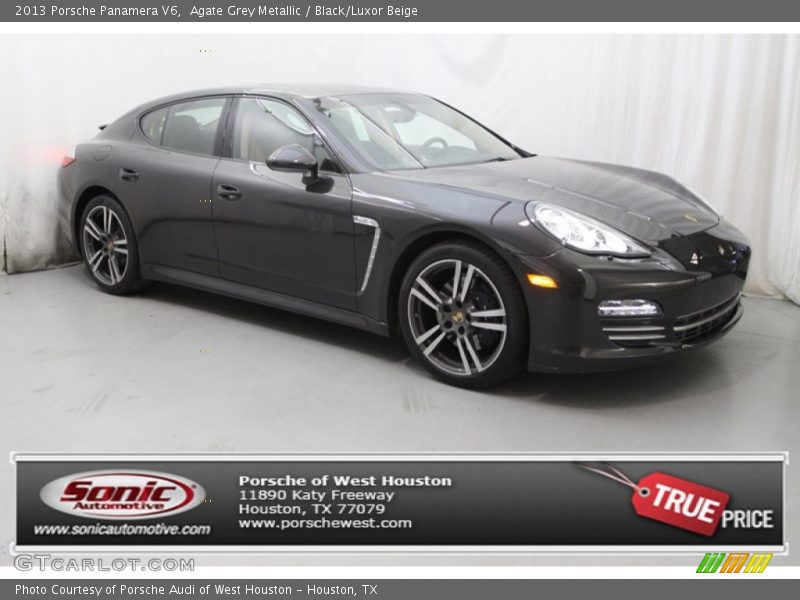 Agate Grey Metallic / Black/Luxor Beige 2013 Porsche Panamera V6