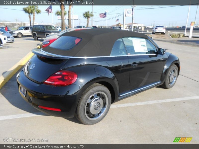 Black / Titan Black 2013 Volkswagen Beetle 2.5L Convertible