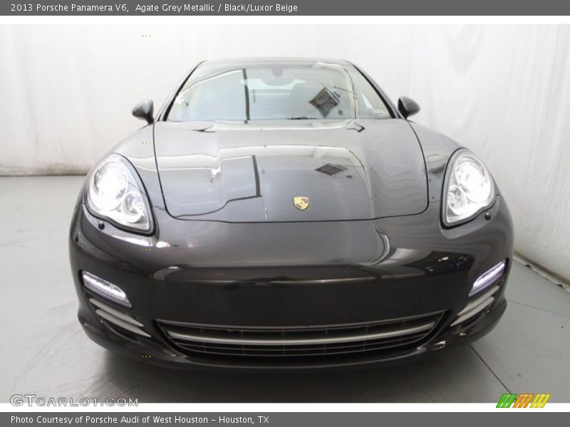 Agate Grey Metallic / Black/Luxor Beige 2013 Porsche Panamera V6