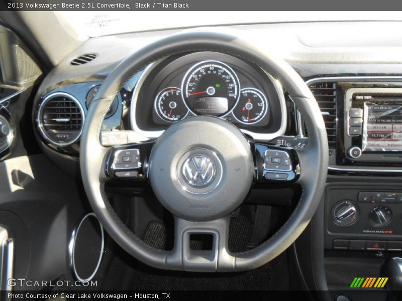 Black / Titan Black 2013 Volkswagen Beetle 2.5L Convertible