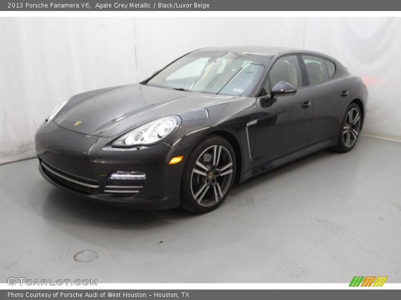 Agate Grey Metallic / Black/Luxor Beige 2013 Porsche Panamera V6