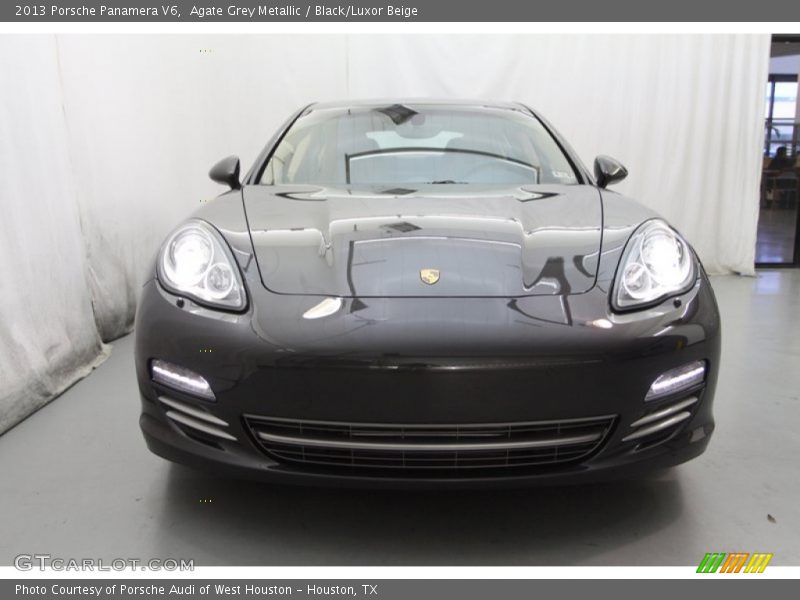 Agate Grey Metallic / Black/Luxor Beige 2013 Porsche Panamera V6