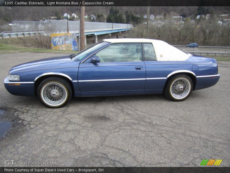 Light Montana Blue / Cappuccino Cream 1995 Cadillac Eldorado