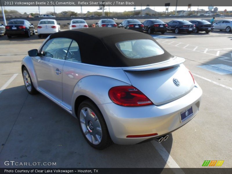 Reflex Silver Metallic / Titan Black 2013 Volkswagen Beetle 2.5L Convertible