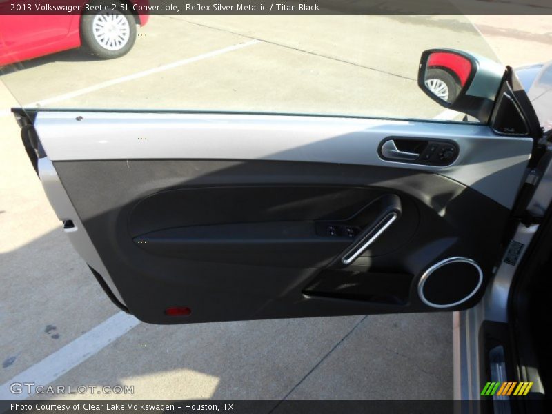 Reflex Silver Metallic / Titan Black 2013 Volkswagen Beetle 2.5L Convertible
