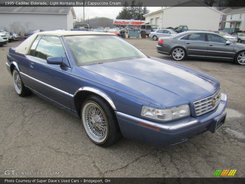 Light Montana Blue / Cappuccino Cream 1995 Cadillac Eldorado