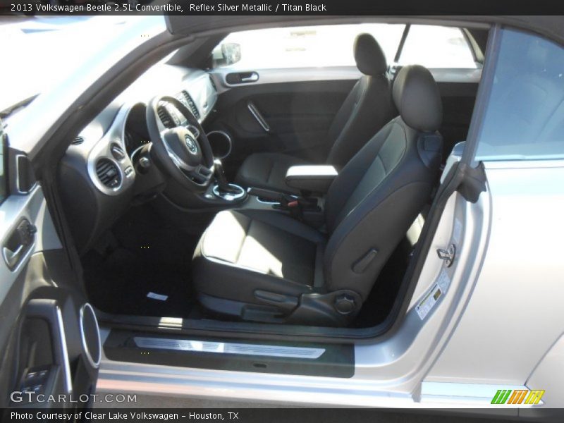 Reflex Silver Metallic / Titan Black 2013 Volkswagen Beetle 2.5L Convertible