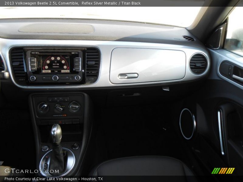 Reflex Silver Metallic / Titan Black 2013 Volkswagen Beetle 2.5L Convertible