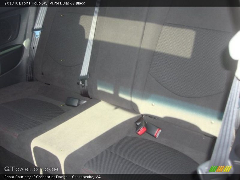 Aurora Black / Black 2013 Kia Forte Koup SX
