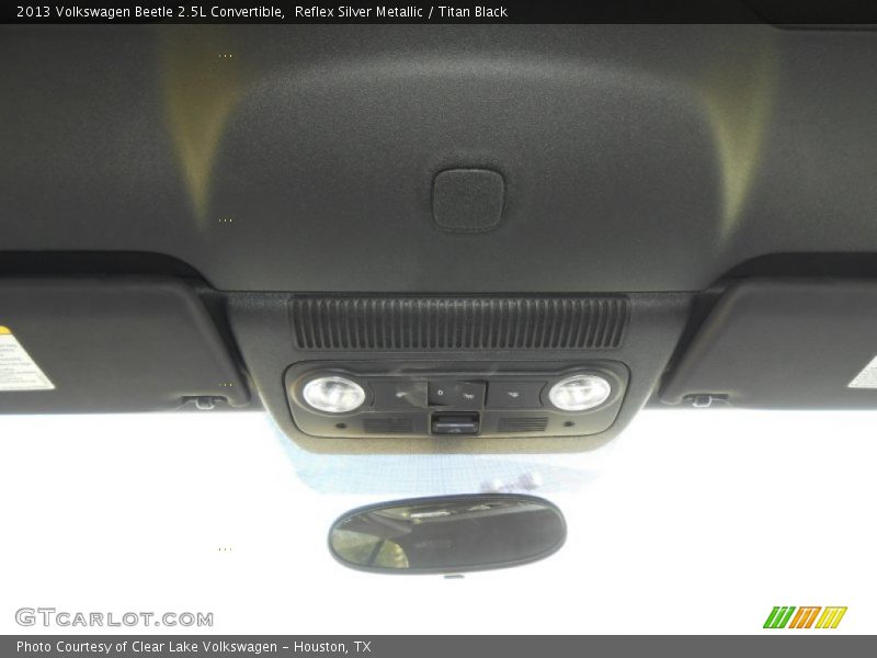 Reflex Silver Metallic / Titan Black 2013 Volkswagen Beetle 2.5L Convertible