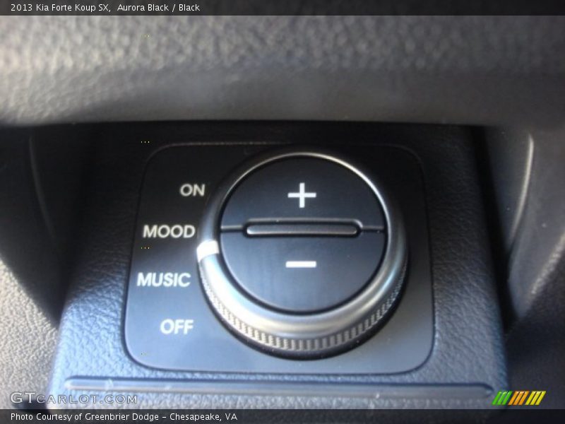 Controls of 2013 Forte Koup SX