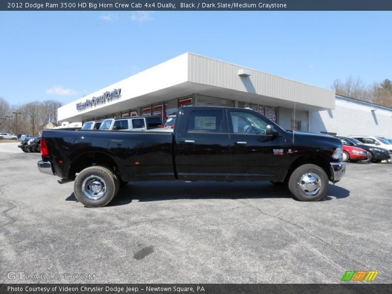 Black / Dark Slate/Medium Graystone 2012 Dodge Ram 3500 HD Big Horn Crew Cab 4x4 Dually