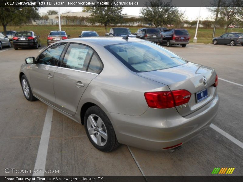 Moonrock Silver Metallic / Cornsilk Beige 2013 Volkswagen Jetta TDI Sedan