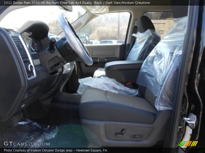 Black / Dark Slate/Medium Graystone 2012 Dodge Ram 3500 HD Big Horn Crew Cab 4x4 Dually