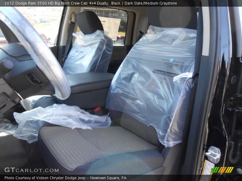 Black / Dark Slate/Medium Graystone 2012 Dodge Ram 3500 HD Big Horn Crew Cab 4x4 Dually