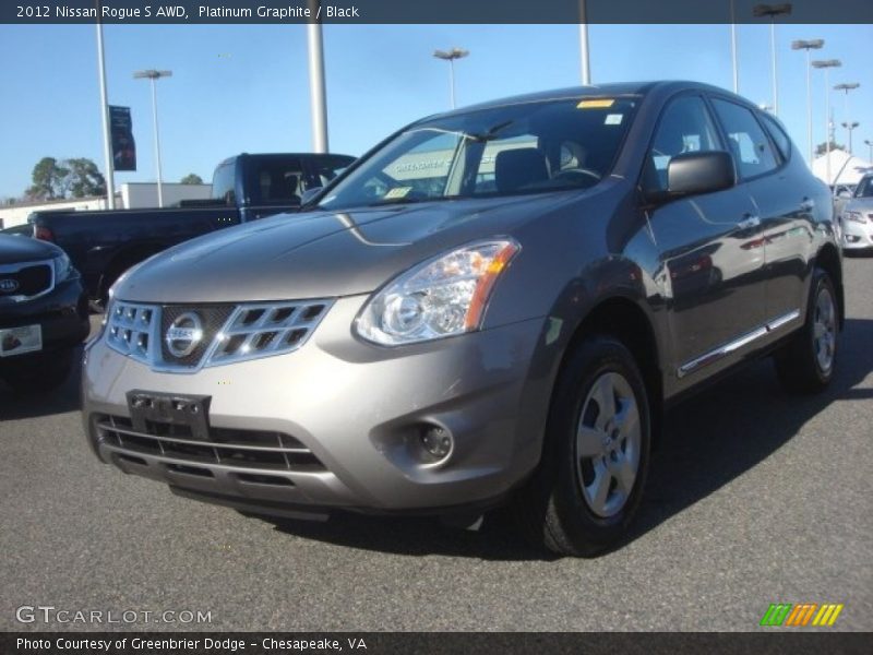 Platinum Graphite / Black 2012 Nissan Rogue S AWD