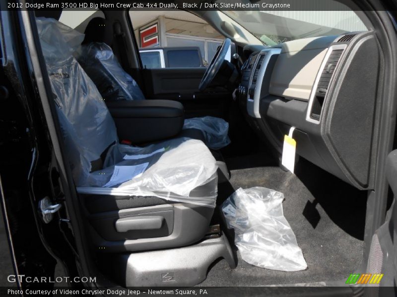 Black / Dark Slate/Medium Graystone 2012 Dodge Ram 3500 HD Big Horn Crew Cab 4x4 Dually