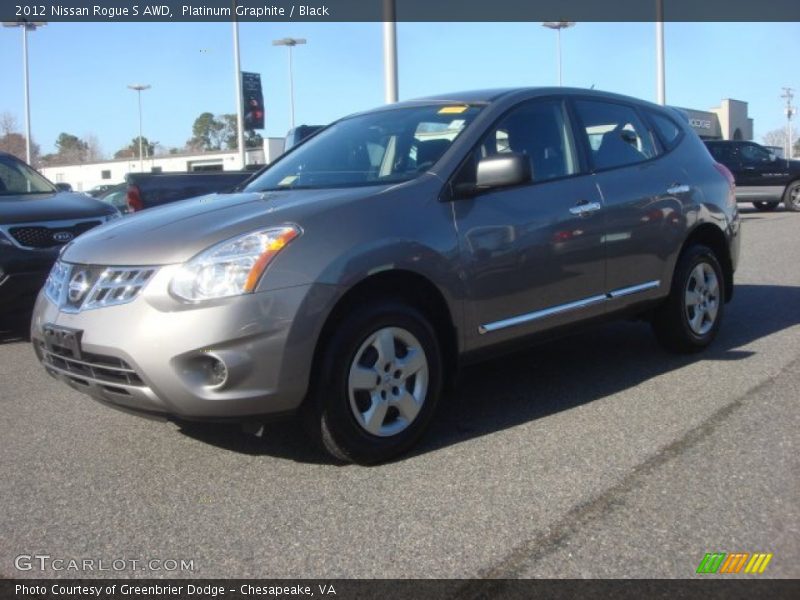 Platinum Graphite / Black 2012 Nissan Rogue S AWD