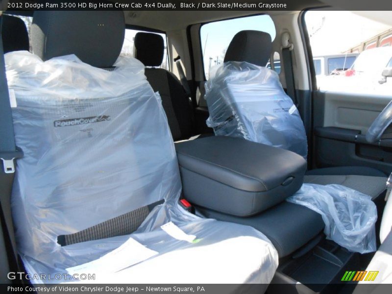 Black / Dark Slate/Medium Graystone 2012 Dodge Ram 3500 HD Big Horn Crew Cab 4x4 Dually