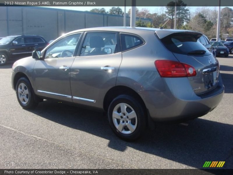 Platinum Graphite / Black 2012 Nissan Rogue S AWD