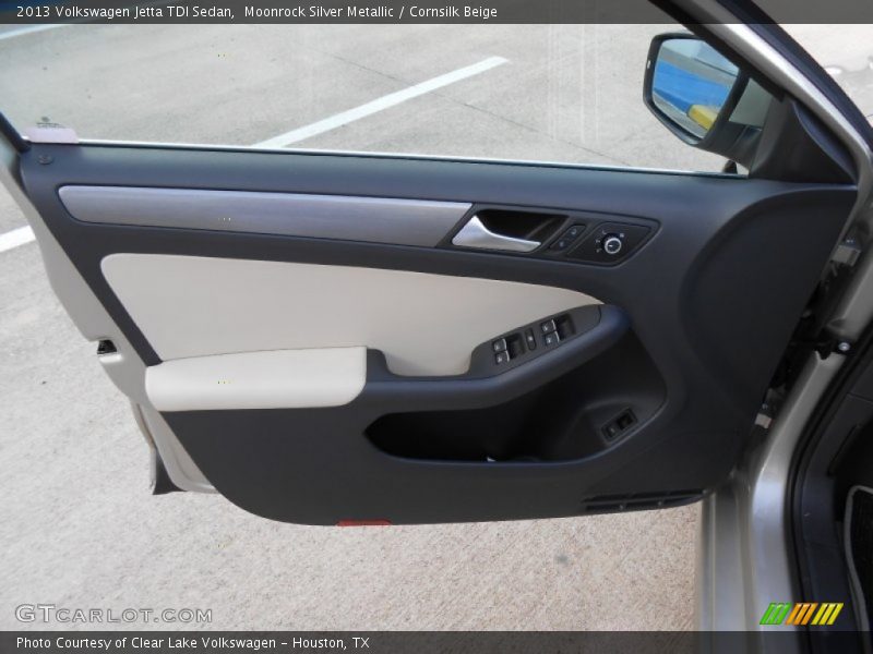 Moonrock Silver Metallic / Cornsilk Beige 2013 Volkswagen Jetta TDI Sedan