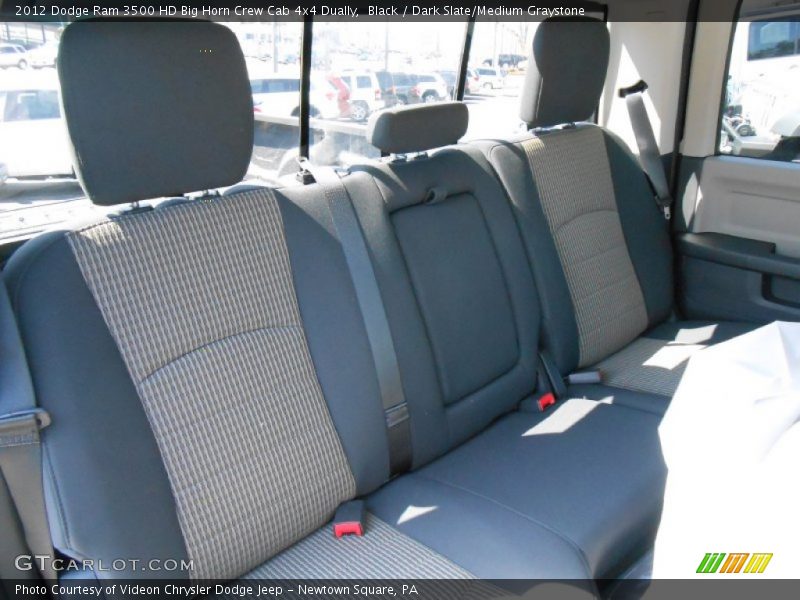 Black / Dark Slate/Medium Graystone 2012 Dodge Ram 3500 HD Big Horn Crew Cab 4x4 Dually