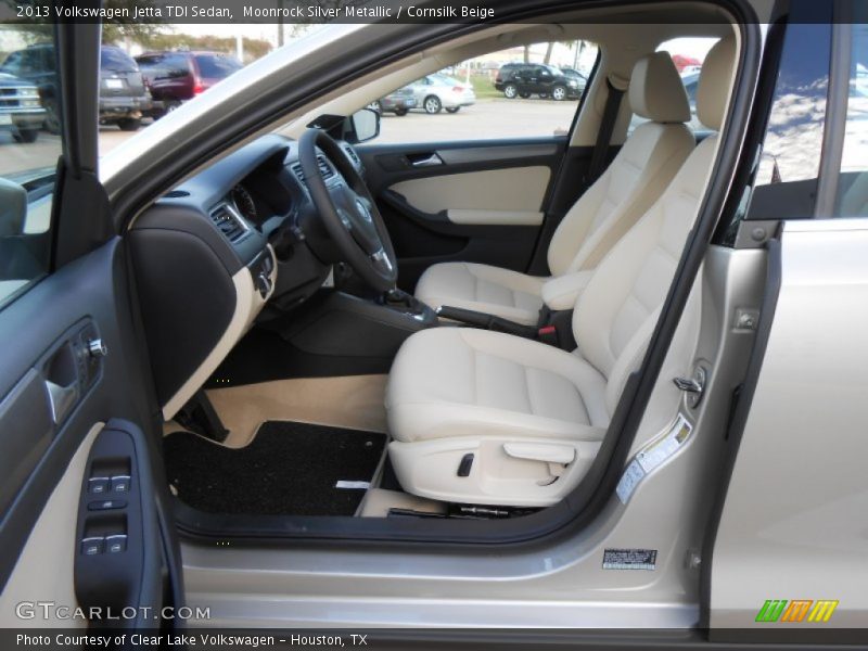 Moonrock Silver Metallic / Cornsilk Beige 2013 Volkswagen Jetta TDI Sedan