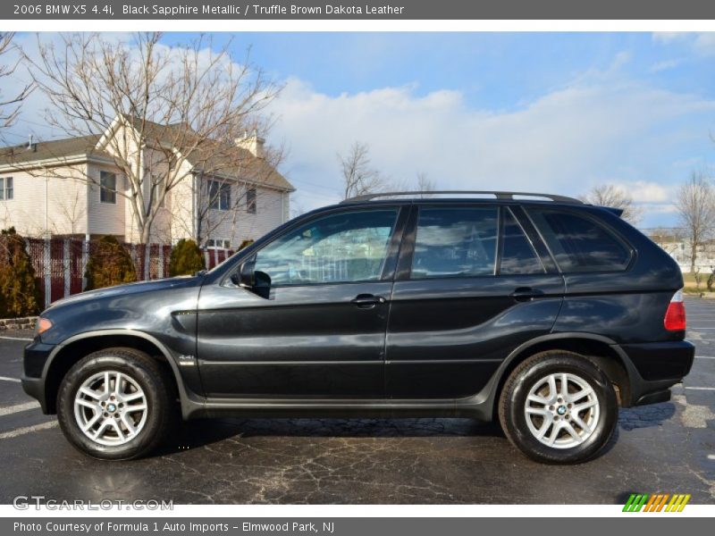 Black Sapphire Metallic / Truffle Brown Dakota Leather 2006 BMW X5 4.4i