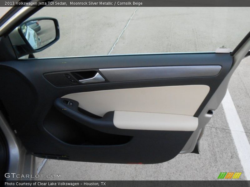 Moonrock Silver Metallic / Cornsilk Beige 2013 Volkswagen Jetta TDI Sedan