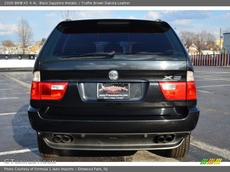 Black Sapphire Metallic / Truffle Brown Dakota Leather 2006 BMW X5 4.4i